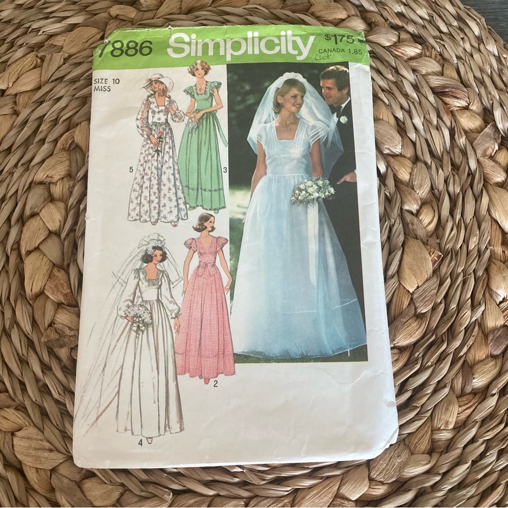 Vintage Simplicity 7886 Sewing Pattern